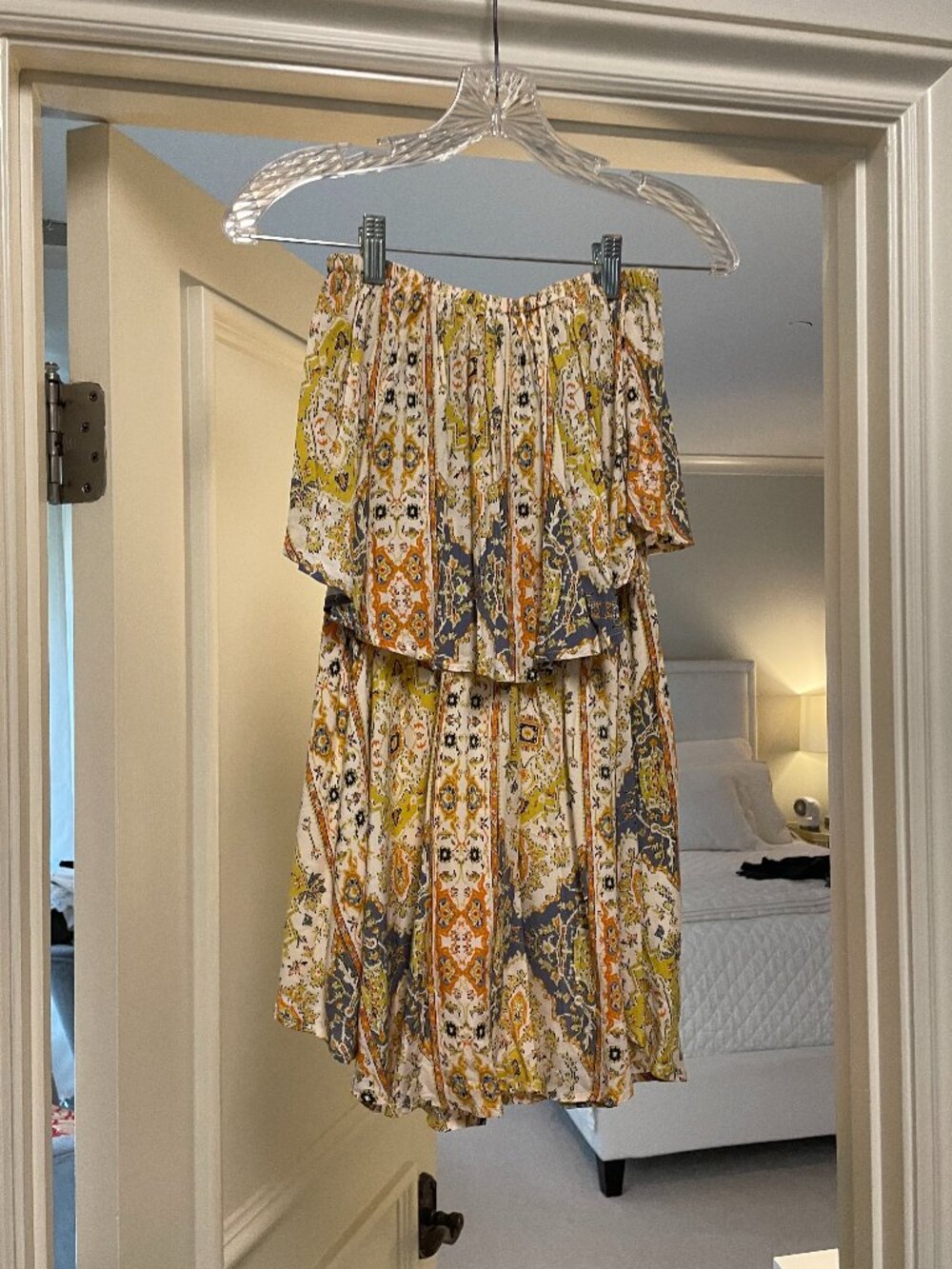 The Impeccable Pig Off Shoulder Mini Dress